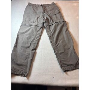 Eastern Mountain Sports Mens Convertible Cargo Pants Size 32x30 Khaki